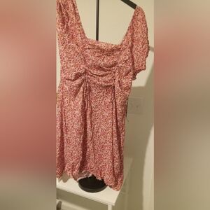 Liberty Love Pink and Orange Floral Dress